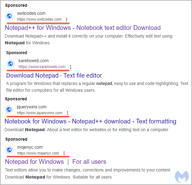 恶意notepad++谷歌广告逃避检测数月
