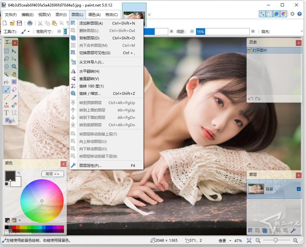 神器 图像处理软件 Paint.NET  v5.0.13 中文绿色免安装
