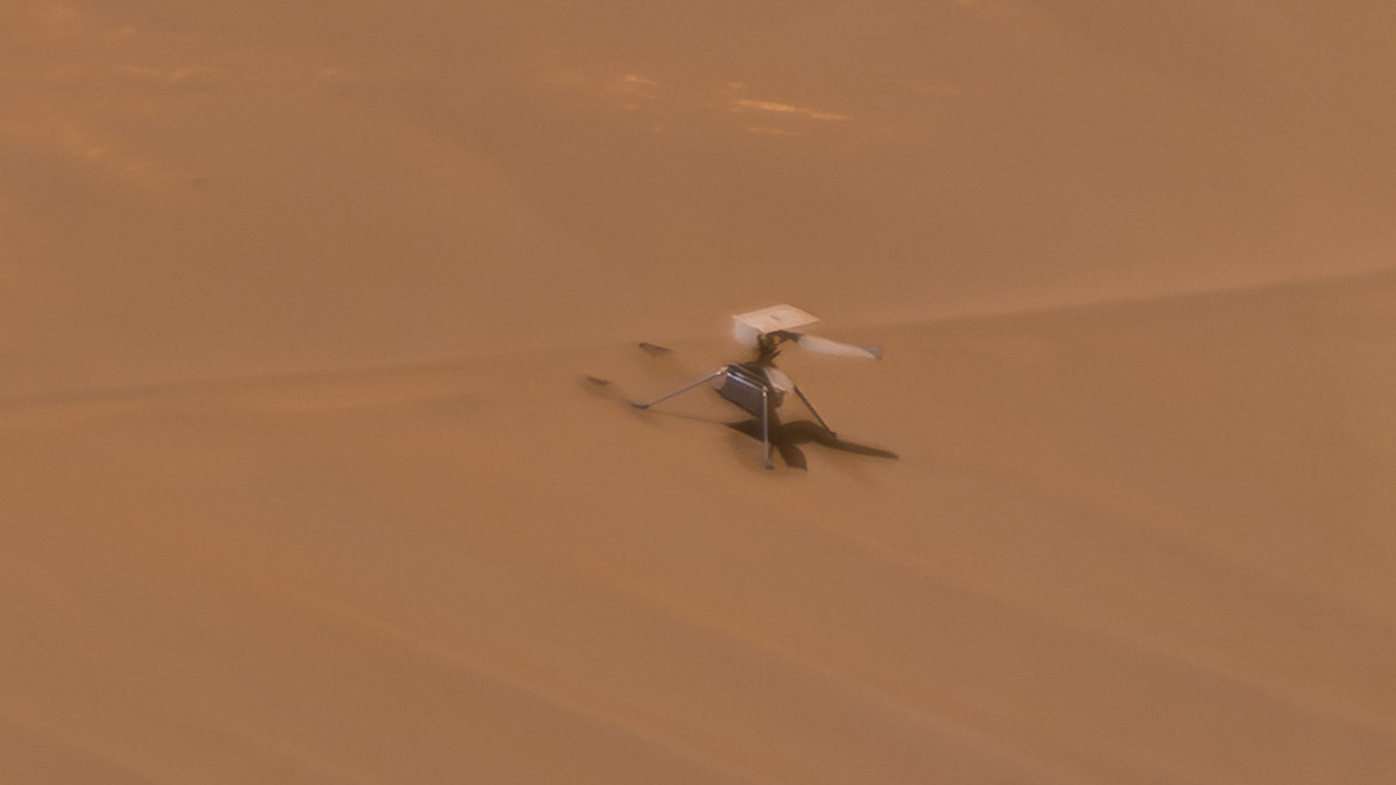 物尽其用 NASA希望通过机智号直升机被掩埋过程来分析火星沙尘