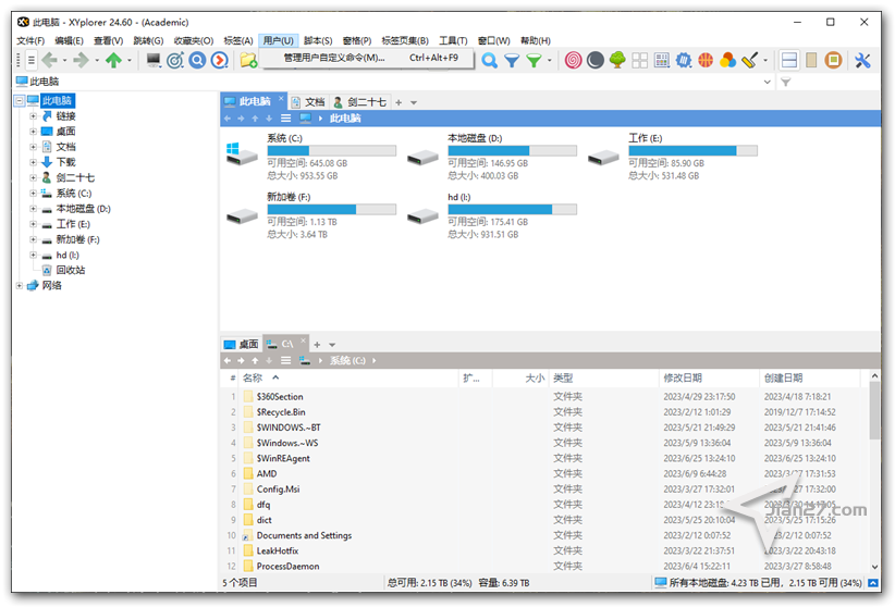 多图预览 文件资源管理工具 XYplorer中文破解版 v25.40.0400 绿色便携版